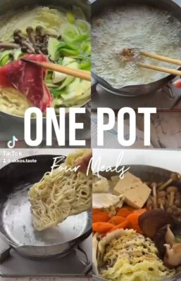 1 Pot - 4 Gerichte mit Yoshikawa-Yukihira Topf - 1 Topf, 4 Gerichte: Schnelle japanische Rezepte mit Yoshikawa | hanairo