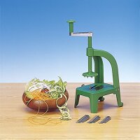 Benriner BN-8W Spiralschneider, ABS-Kunststoff BPA Frei, Grün (Japan Import)