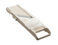 Benriner BN64W Gemüsehobel Mandoline, 18/10 Edelstahl, Elfenbein  (Japan Import)