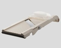 Gebraucht - wie NEU - Benriner BN-95W Gemüsehobel Mandoline, 18/10 Edelstahl, Weiß (Japan Import)