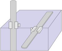 Shinwa japanisches Lineal Gerade Skala Mit Silber-Stopper 300mm 76752(Japan Import)