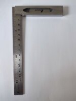 Gebraucht -Wie NEU- Shinwa japanisches Lineal Perfect Machinist Square Skala 15cm 62009 (Japan Import)