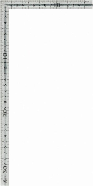 Shinwa Zimmermannswinkel (Kanejaku) klein mit Rillen 30 x 15 cm 12130 (Japan Import)