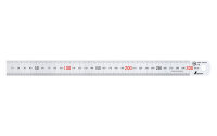 Shinwa 13013 Lineal aus Edelstahl Silver 30 cm