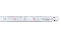 Shinwa 13021 Lineal aus Edelstahl Silver 60cm