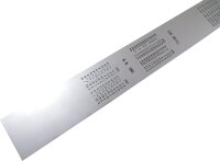 Shinwa 13021 Lineal aus Edelstahl Silver 60cm