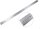 Shinwa 13021 Lineal aus Edelstahl Silver 60cm