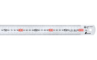 Shinwa 13048 Lineal aus Edelstahl Silver 100cm