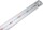 Shinwa 13048 Lineal aus Edelstahl Silver 100cm