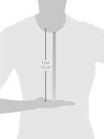 Shinwa 29017 (13250) Flexibles & Schmales Lineal aus Edelstahl H-701C Silber 30 cm