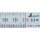 Shinwa 29017 (13250) Flexibles & Schmales Lineal aus Edelstahl H-701C Silber 30 cm
