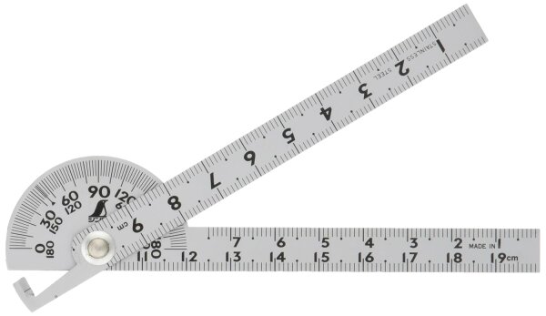 Shinwa 31863 (62995) Winkelmesser Mini mit Doppelklinge Ø 40 10 cm