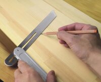 Shinwa 33921 Gleitende Fase 10“ Zimmerer-Schmiege 250 mm aus Edelstahl