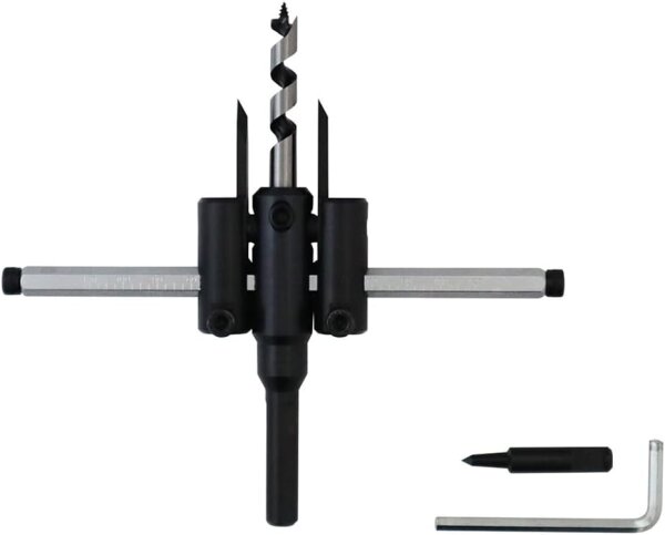 Star-M 36 Verstellbarer Kreisschneidersatz 120mm - Schaft 3 Schneiden