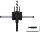 Star-M 36 Verstellbarer Kreisschneidersatz 120mm - Schaft 3 Schneiden