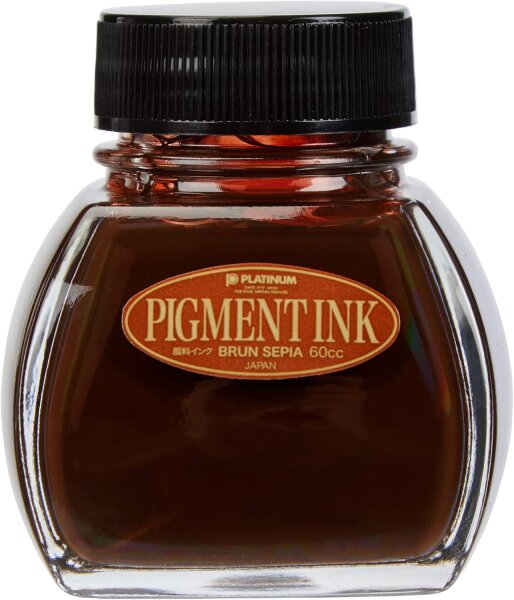 PLATINUM Füllfederhalter Ultra Pigment Tinte Brun Sepia PL-INKG-1500