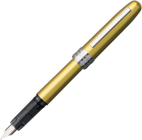 PLATINUM Füllfederhalter Plaisir G Pack Feder Medium (M)  Bali Citrus Gelb PL-PGB-1000.47M GP