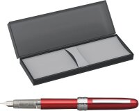 PLATINUM Füllfederhalter Plaisir G Pack Feder fein (F) Rot PL-PGB-1000.70F GP