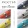 PLATINUM Procyon Füllfederhalter Fein(F) Citrus Yellow PL-PNS-5000.68F