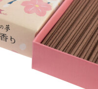 NIPPON KODO Kirschblüten-Weihrauch Yume no Yume große Kiste Japanische Räucherstäbchen ca. 230 Stück 26803