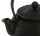 IWACHU Nanbu Tekki Ginkgo Japanische Gusseisen Teekanne mit Filter und Traditionelles Design 650 ml schwarz TT12065BK