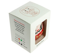 Roter traditioneller DARUMA Glücksbringer groß 9,5cm KP11