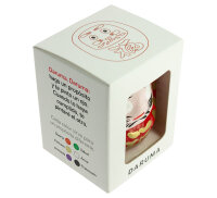 Tierra Zen KP12 Roter traditioneller DARUMA Viel Glück Medium 6,5cm