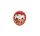 Roter traditioneller DARUMA Viel Glück Medium 6,5cm KP12