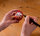 Roter traditioneller DARUMA Viel Glück Medium 6,5cm KP12