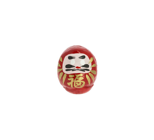 Roter traditioneller DARUMA Viel Glück klein 4,5cm KP13