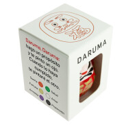 Roter traditioneller DARUMA Viel Glück klein 4,5cm KP13