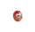 Roter traditioneller DARUMA Viel Glück klein 4,5cm KP13