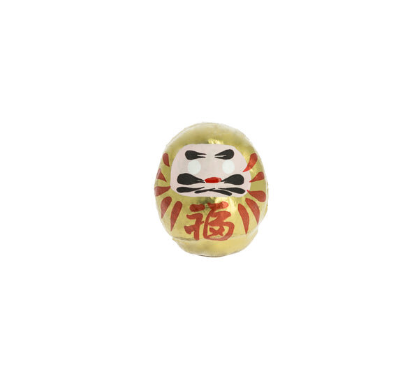Gold Traditionelles DARUMA Reichtum klein 4,5cm KP19