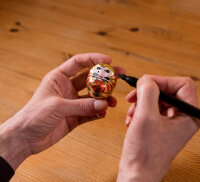 Gold Traditionelles DARUMA Reichtum klein 4,5cm KP19