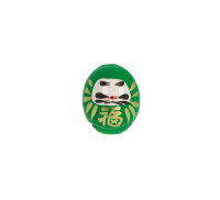 Grünes traditionelles DARUMA Gesundheit klein 4,5cm KP25