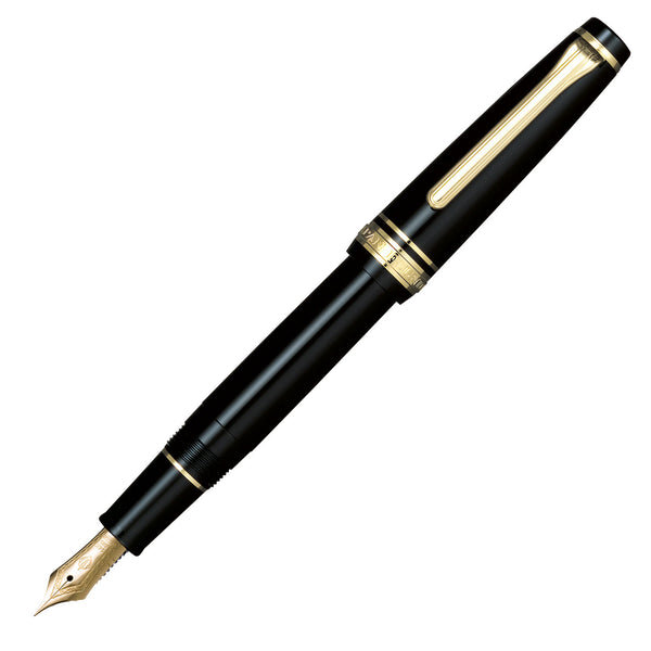 SAILOR Professional Gear Slim Gold Füllfederhalter Schwarz(M) 11-1221-420