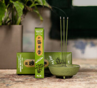 NIPPON KODO Weihrauch Morning Star Grüner Tee Japanische Räucherstäbchen 98721