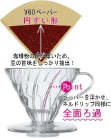 HARIO Glas Kaffee-Tropfer V60 03 Schwarz VDGN-03B