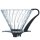 HARIO Glas Kaffee-Tropfer V60 03 Schwarz VDGN-03B