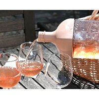 HARIO Ka-Ku Tea Bottle Kaltgebrühte Teeflasche Rauchrosa 1200ml KAB-120-SPR