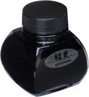 Platinum Füllfederhalter-Flaschen-Tinte wasserbasierte Pigmenttinte INKC-5000 60 ml Chou Kuro(Ultra Black)