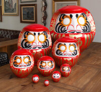 Grünesr traditionelles DARUMA Glücksbringer Medium 6,5cm KP25