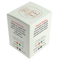 Grünesr traditionelles DARUMA Glücksbringer Medium 6,5cm KP25