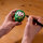 Grünesr traditionelles DARUMA Glücksbringer Medium 6,5cm KP25