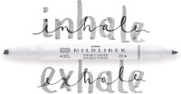 ZEBRA Mildliner Brush and Marker FluorescentSet 15 Pack (78115)