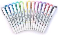 ZEBRA Mildliner Brush and Marker FluorescentSet 15 Pack (78115)
