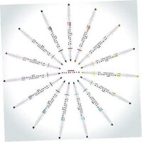 ZEBRA Mildliner Brush and Marker FluorescentSet 15 Pack (78115)