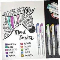 ZEBRA Mildliner Brush and Marker FluorescentSet 15 Pack (78115)