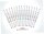 ZEBRA Mildliner Brush and Marker FluorescentSet 15 Pack (78115)
