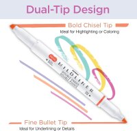 ZEBRA Mildliner Neutral Vintage Set 5 Pack (78605)